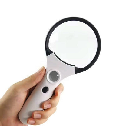 80mm 3X 3 LED Illuminated Magnifying Glass