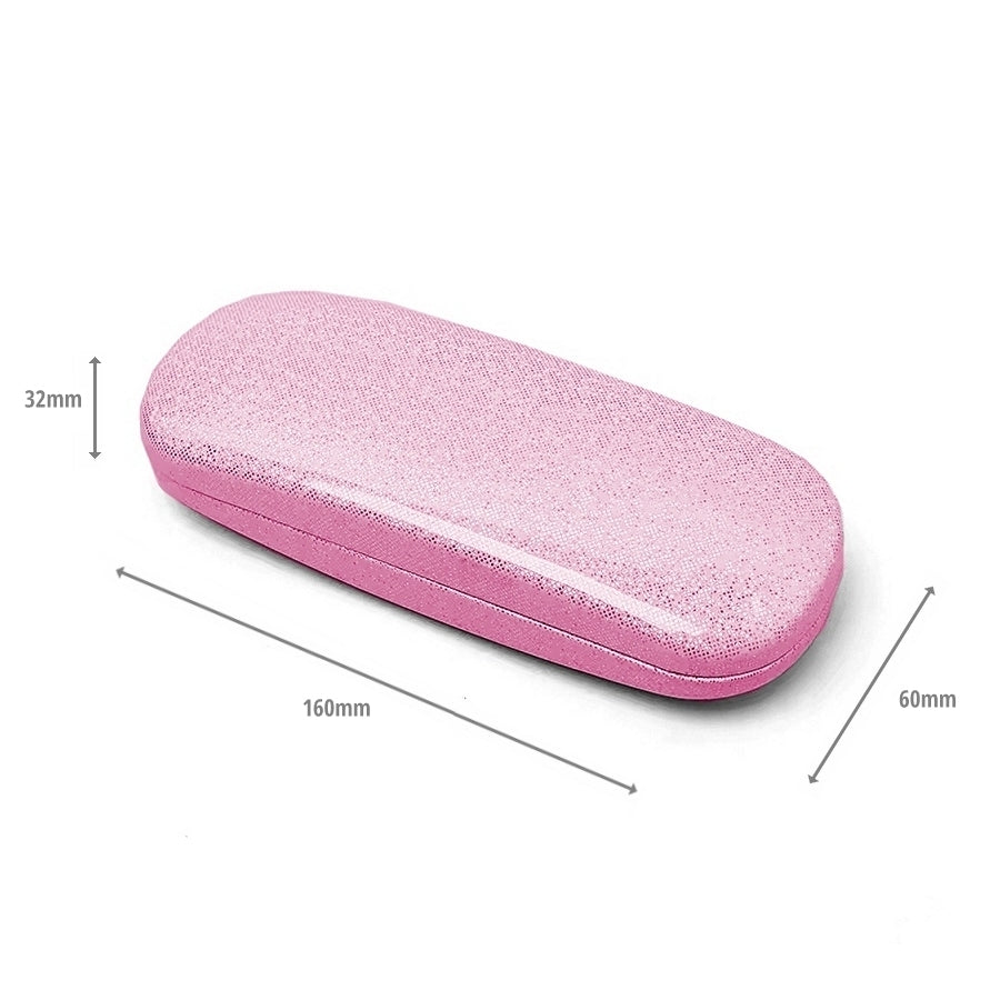 Glitter Hard Shell Glasses Case (Pink)