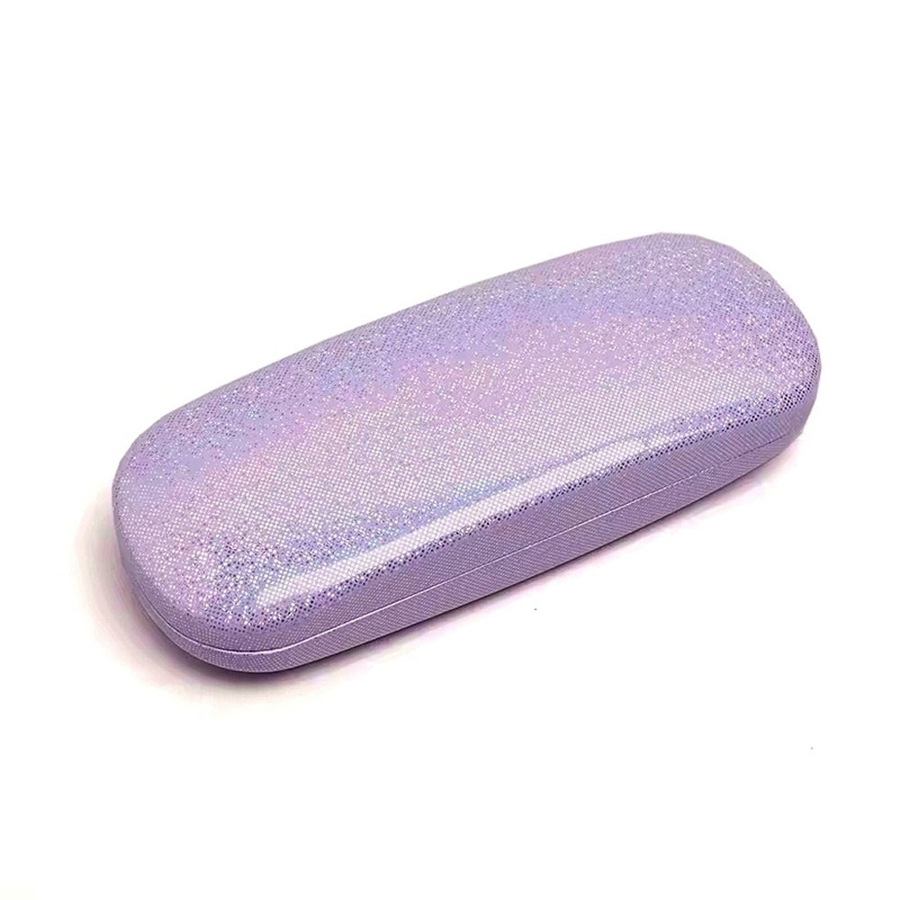 Glitter Hard Shell Glasses Case (Purple)