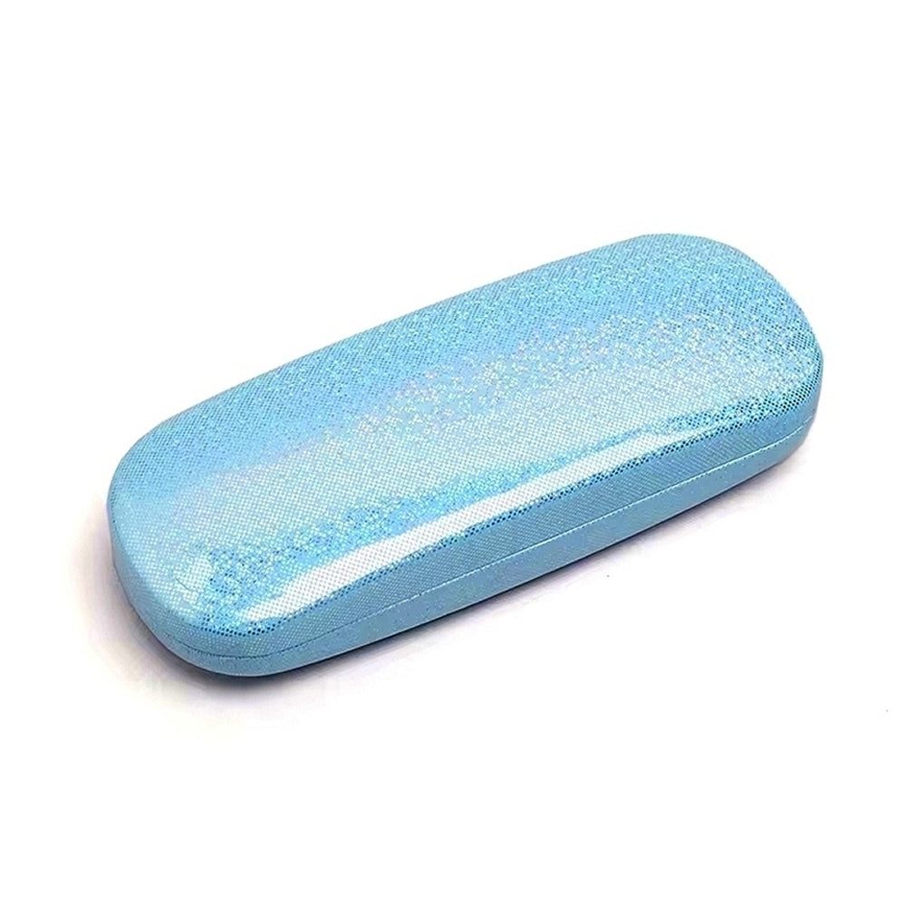 Glitter Hard Shell Glasses Case (Blue)