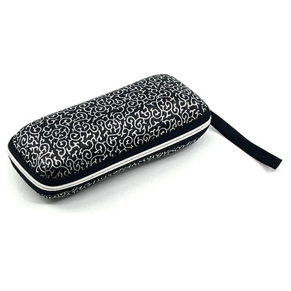 "Silver Swirl" Pattern Rigid Zipper Case