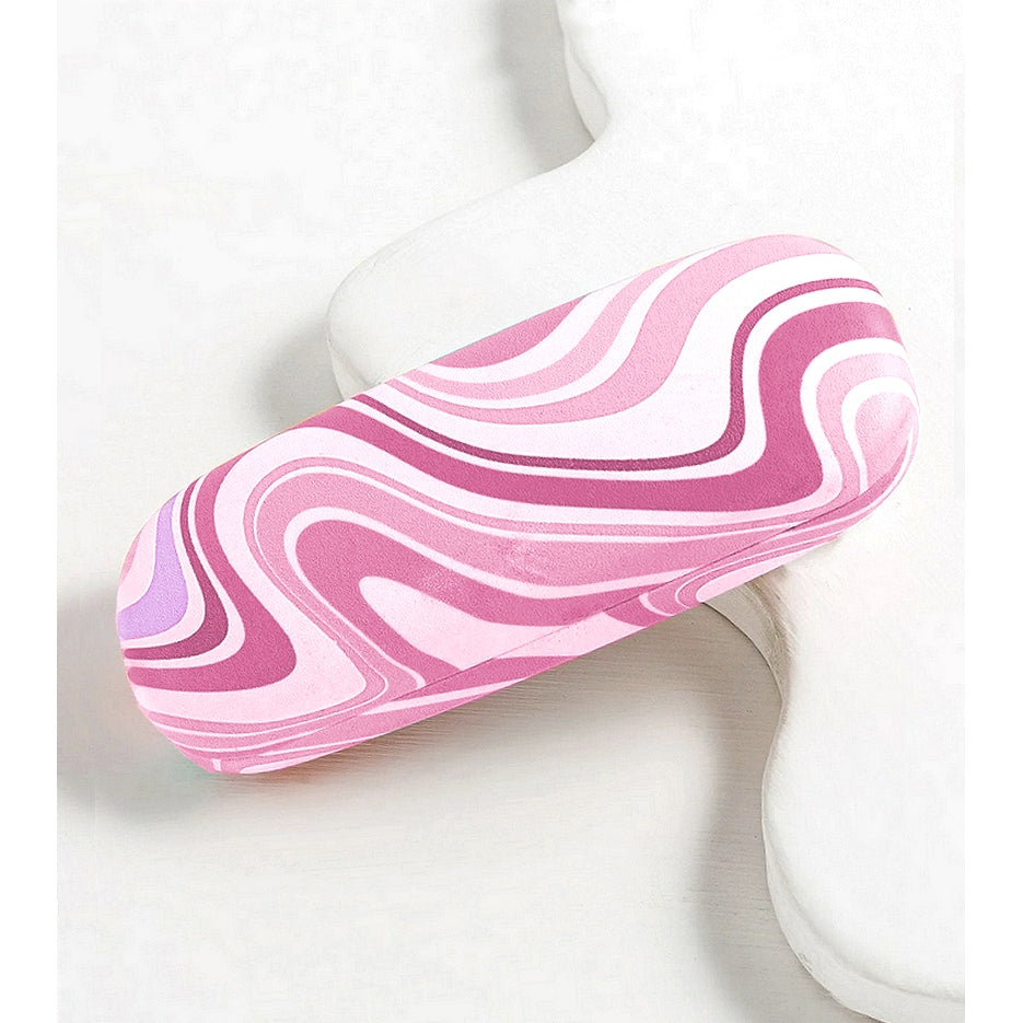 Pink Swirl Hard Shell Glasses Case