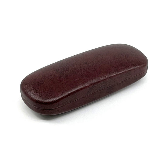 Traditional Leather Glasses Case (Brown)