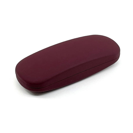 Soft Finish Leather Hard Case (Burgundy)