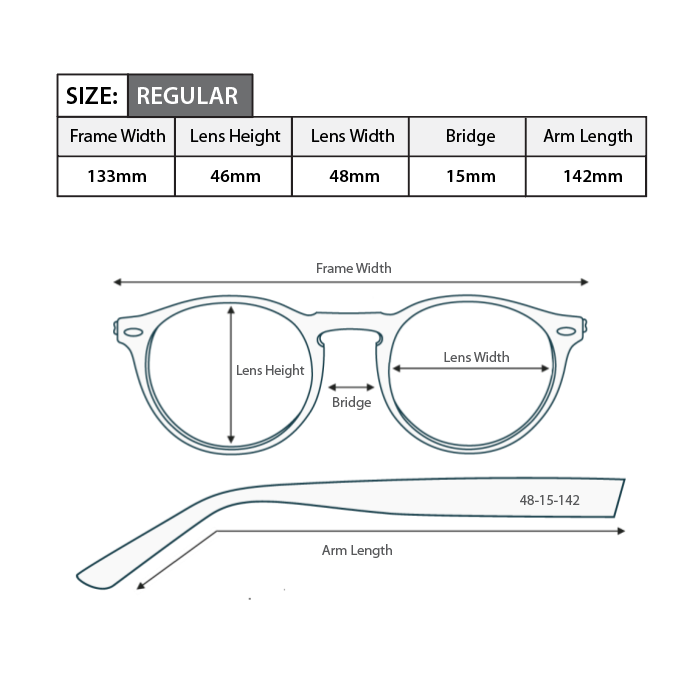 Myopia Distance Glasses M007